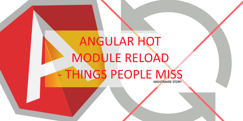 How to enable Hot Module Reload in Angular 6? Things people miss