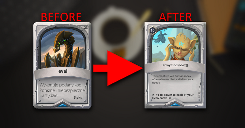 Evolution of Summon The JSON flashcards / card game