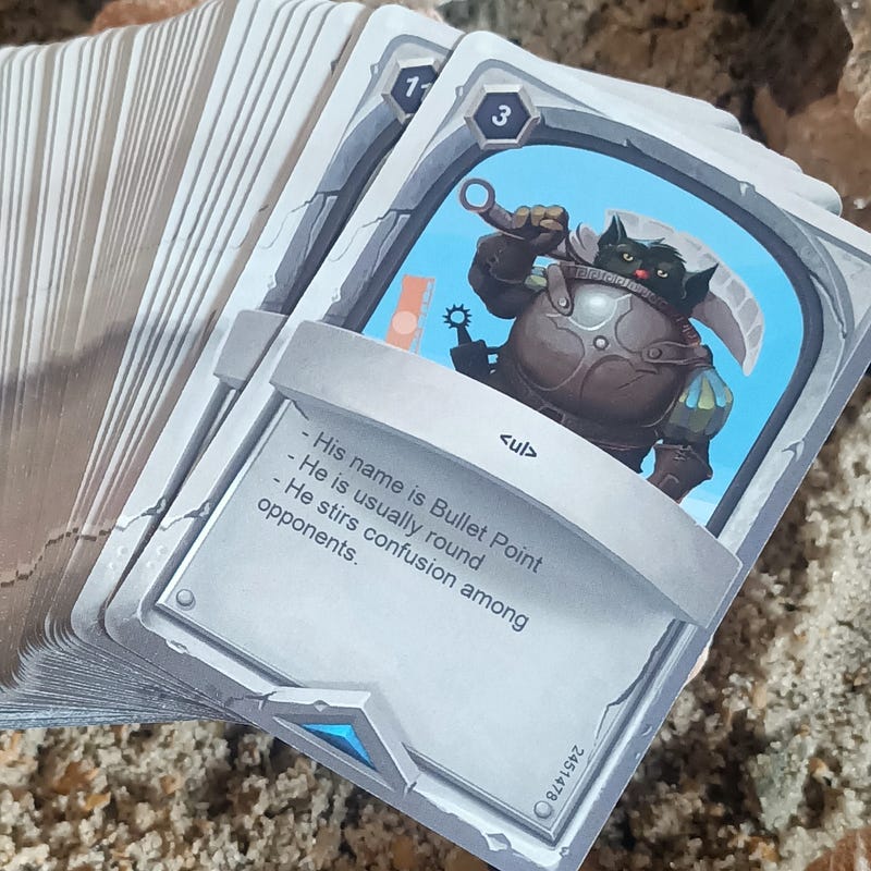 How I Made New Product Photos Of HTML Cards