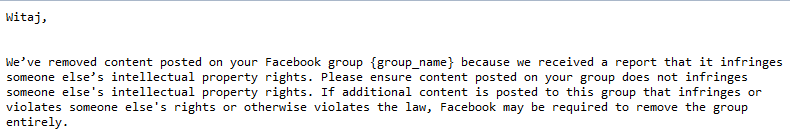 Facebook (Meta) deleted my local community group we were working pro bono for several years and…