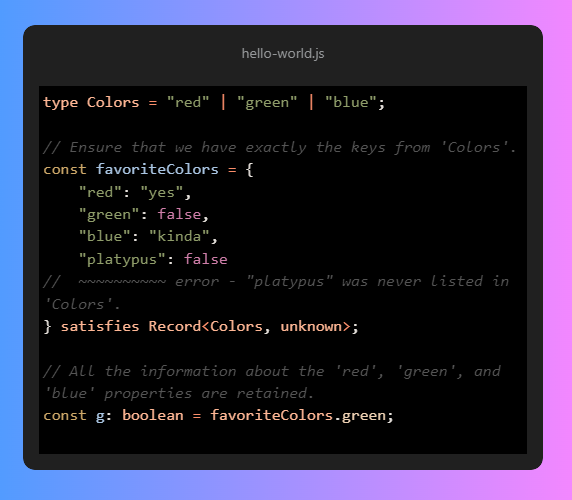TypeScript 4.9 Is A Game Changer