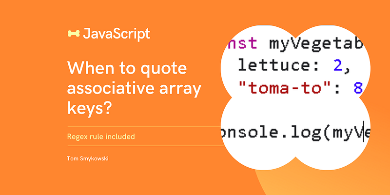 When to quote JavaScript array keys?